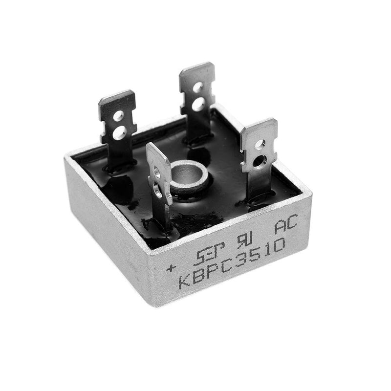 [Australia - AusPower] - Bridgold 5pcs KBPC3510 Bridge Rectifier Diode,35A 1000V Single Phase,Full Wave 35 Amp 1000 Volt Electronic Silicon Diodes,4-Pin 