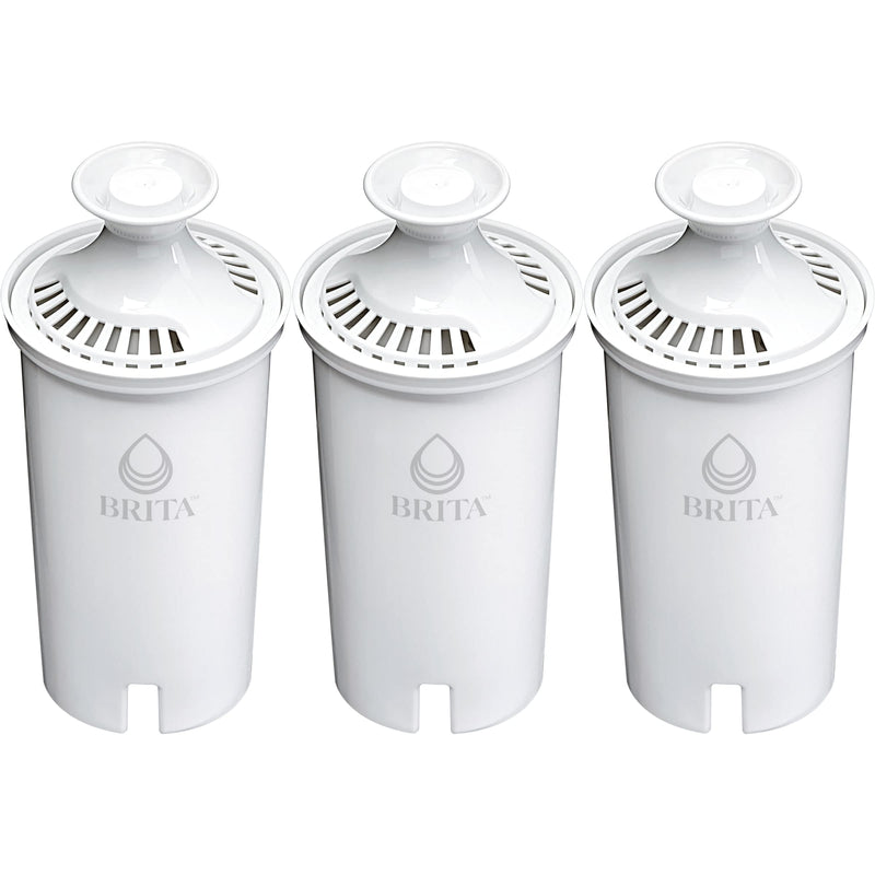 [Australia - AusPower] - Brita Standard Water Filter, Standard Replacement Filters for Pitchers and Dispensers, BPA Free, 3 Count 3 Count (Pack of 1) 