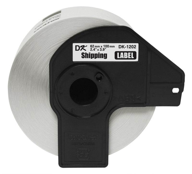 [Australia - AusPower] - Brother Genuine DK-1202 Die-Cut Shipping Paper Labels, Long Lasting Reliability, 300 Labels Per Roll, (1) Roll per Box 1 Roll 