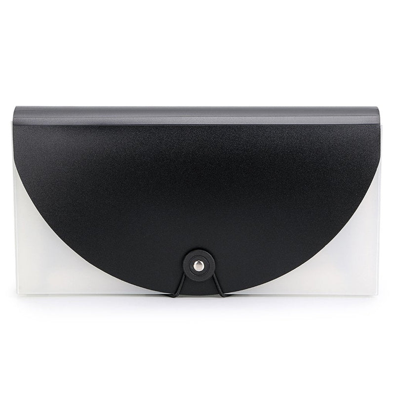 [Australia - AusPower] - BTSKY Expanding File Folder-Hand-held 13 Pockets Organizer Folder PP Wallet Organizer for Cards, Receipts, Coupons and Tickets(Black) Black 