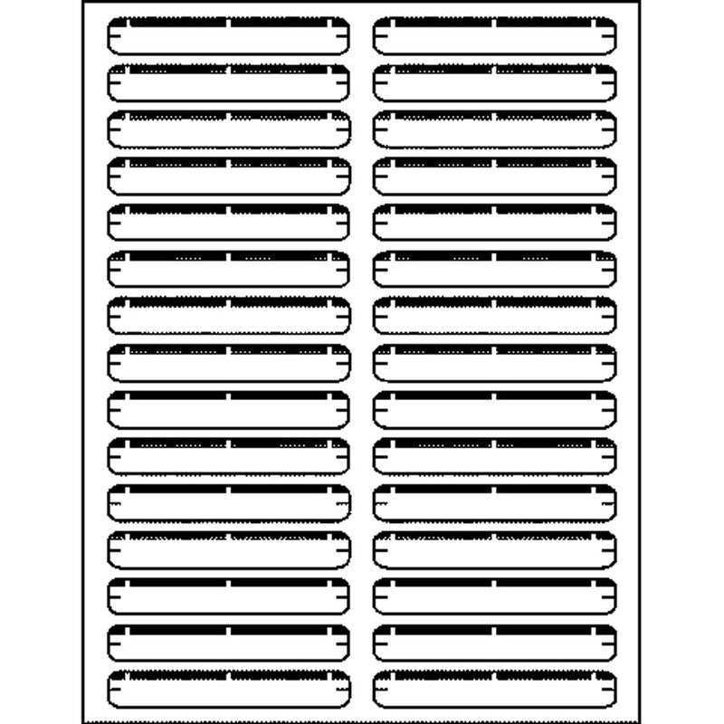 [Australia - AusPower] - Business Source 26102 File Folder Labels - Pack of 1500 - White 