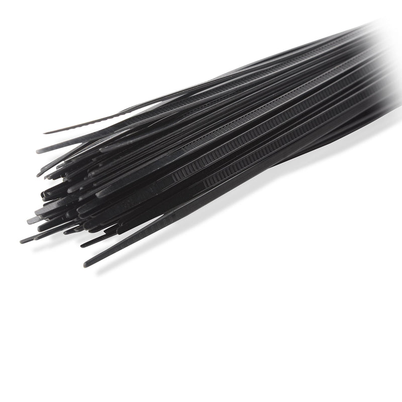 [Australia - AusPower] - Cable Matters 200-Pack Indoor and Outdoor 6, 8,12-Inch Self-Locking Nylon Zip Ties Assorted Sizes (Tie Wraps, Cable Ties, Zipties) in Black and White 