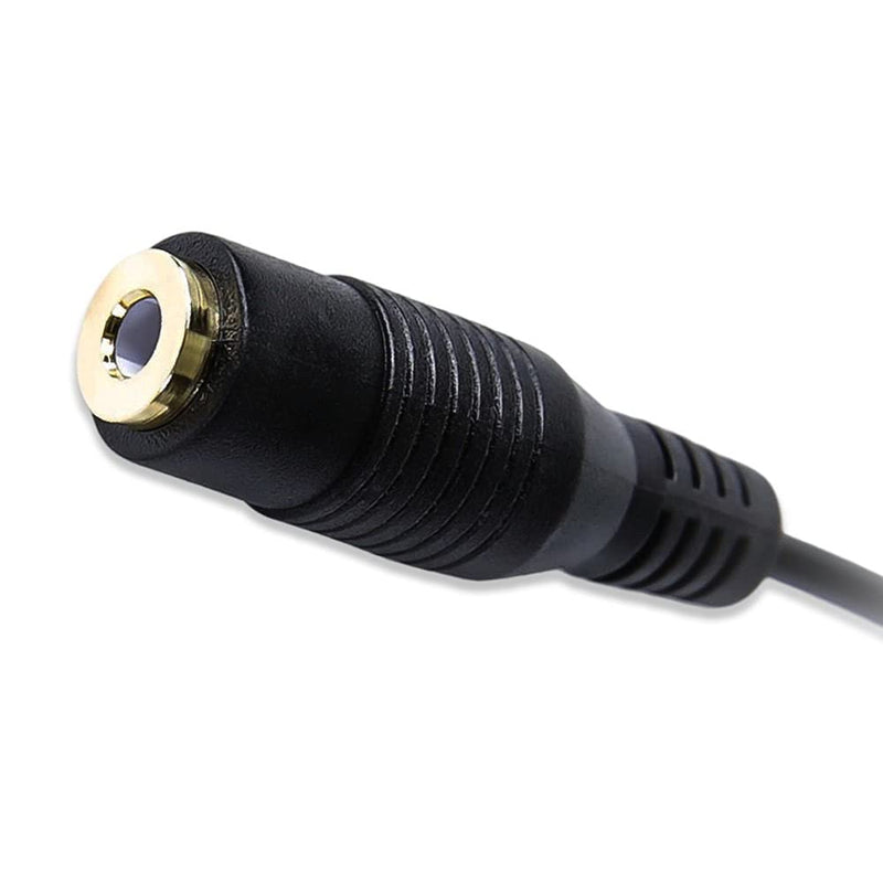 [Australia - AusPower] - CamDesign 3.5mm Female to Mini USB Male Microphone Adapter Audio Transfer Cable Cord Compatible with GoPro Hero 1 2 3 Hero3+ Hero4 & Sports Adapter Only 