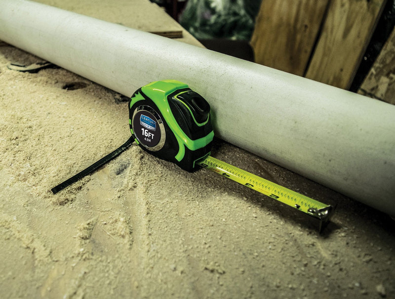 [Australia - AusPower] - Century Drill & Tool 72818 High Visibility Tape Measure, 16-Foot 