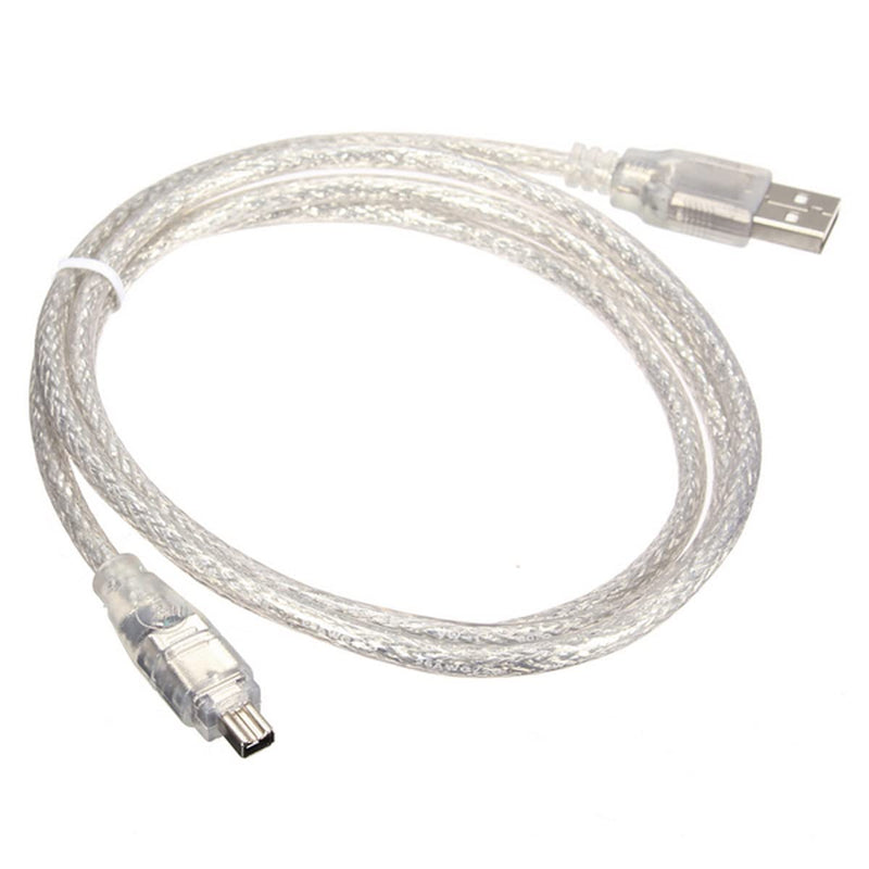 [Australia - AusPower] - chenyang CY USB Male to Firewire IEEE 1394 4Pin Male iLink Adapter Cord Cable for DCR-TRV75E DV 1m USB Firewire Cable 