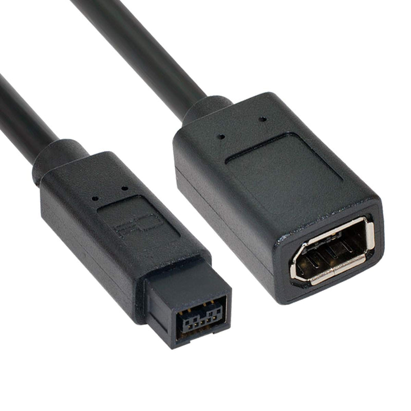 [Australia - AusPower] - CY IEEE 1394 6Pin Female to 1394b 9Pin Male Firewire 400 to 800 Cable 20cm 