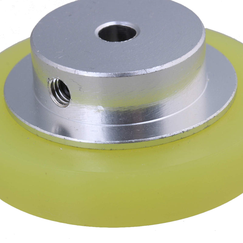 CNBTR 50x6mm aluminum silicone industrial encoder wheel for rotary switch encoders, measuring wheel for precise readings