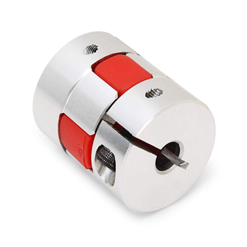 [Australia - AusPower] - 3Pcs 8x10mm Shaft Coupling Servo/Stepper Motor Jaw Shaft Coupler 8mm to 10mm Aluminum Jaw Spider Plum Coupling D25L30 Connector for 3D Printer/DIY Encoder/CNC Machine 