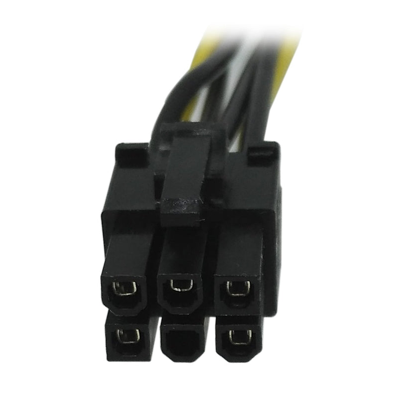 [Australia - AusPower] - COMeap (3-Pack) 6 Pin PCI Express to 2X Molex LP4 Power Cable 6-inch(15.5cm) 