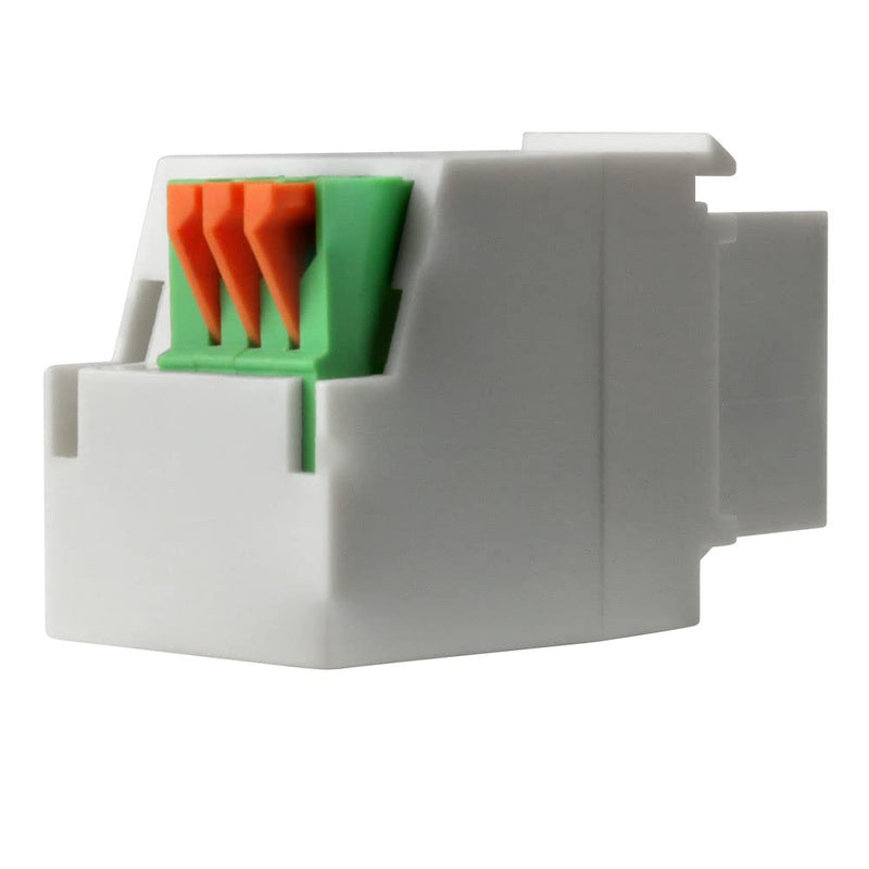 [Australia - AusPower] - Construct Pro IR Target Keystone Jack, White 