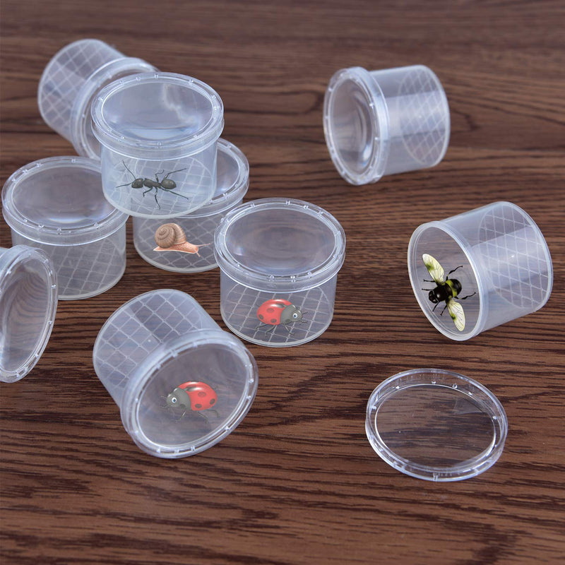 [Australia - AusPower] - Coopay 40 Pieces Bug Viewer Critter Insect Cage Magnifying Insect Box Bug Magnifier Container Bug Catcher Cage, Kids Science Nature Exploration Toys 