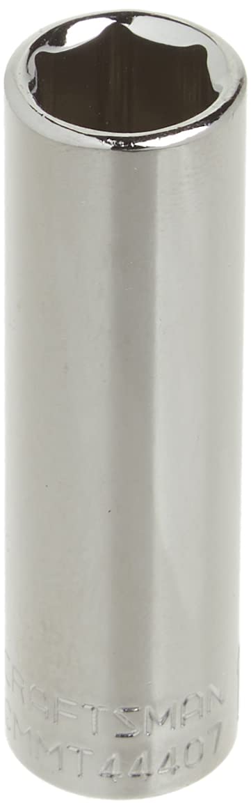 [Australia - AusPower] - CRAFTSMAN Deep Socket, Metric, 1/4-Inch Drive, 10mm, 6-Point (CMMT44407) 10 MM 