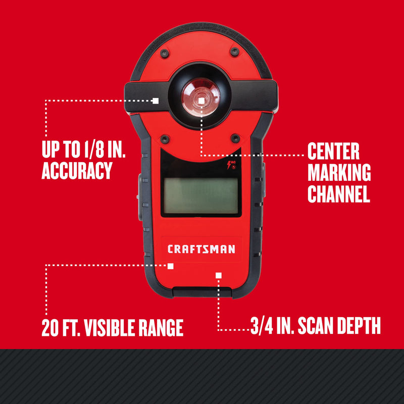 [Australia - AusPower] - CRAFTSMAN Laser Level and Stud Sensor, 20-Foot Visbility Range (CMHT77636) 
