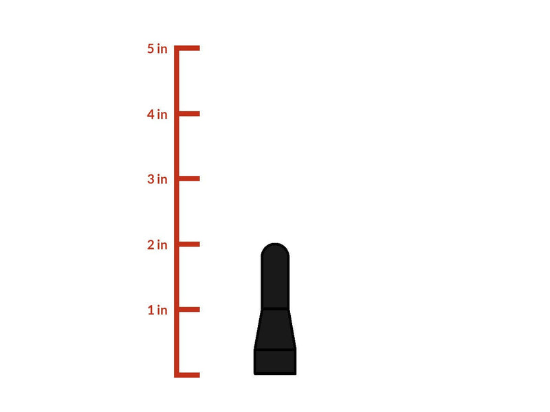 [Australia - AusPower] - CravenSpeed Stubby Jr Antenna Compatible with Ford Ranger 2019-2023 | 2 Inches 