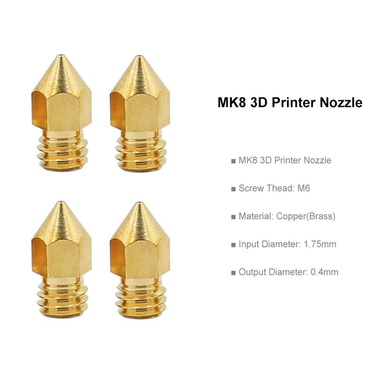 [Australia - AusPower] - Creality Ender 3 /Pro/V2 3D Printer Assembled Extruder MK8 HotEnd Kit 24V with 0.4mm Nozzle Upgrade with Low Friction Creality-Capricorn Tubing 
