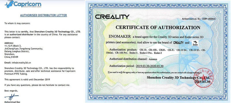 [Australia - AusPower] - Creality Ender 3 /Pro/V2 3D Printer Assembled Extruder MK8 HotEnd Kit 24V with 0.4mm Nozzle Upgrade with Low Friction Creality-Capricorn Tubing 