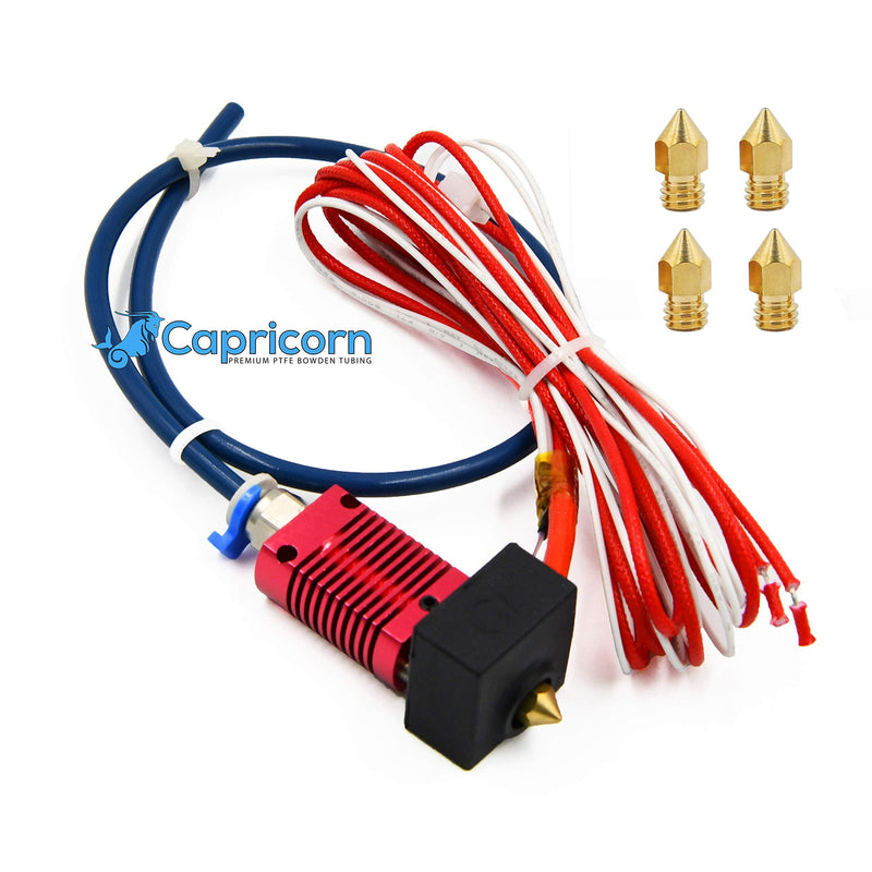 [Australia - AusPower] - Creality Ender 3 /Pro/V2 3D Printer Assembled Extruder MK8 HotEnd Kit 24V with 0.4mm Nozzle Upgrade with Low Friction Creality-Capricorn Tubing 
