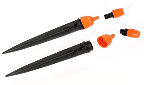 [Australia - AusPower] - CTKcom Micro Spray Adjustable 360 Degree Water Flow Irrigation Drippers on Stake Emitter Drip System,Pack of 25 
