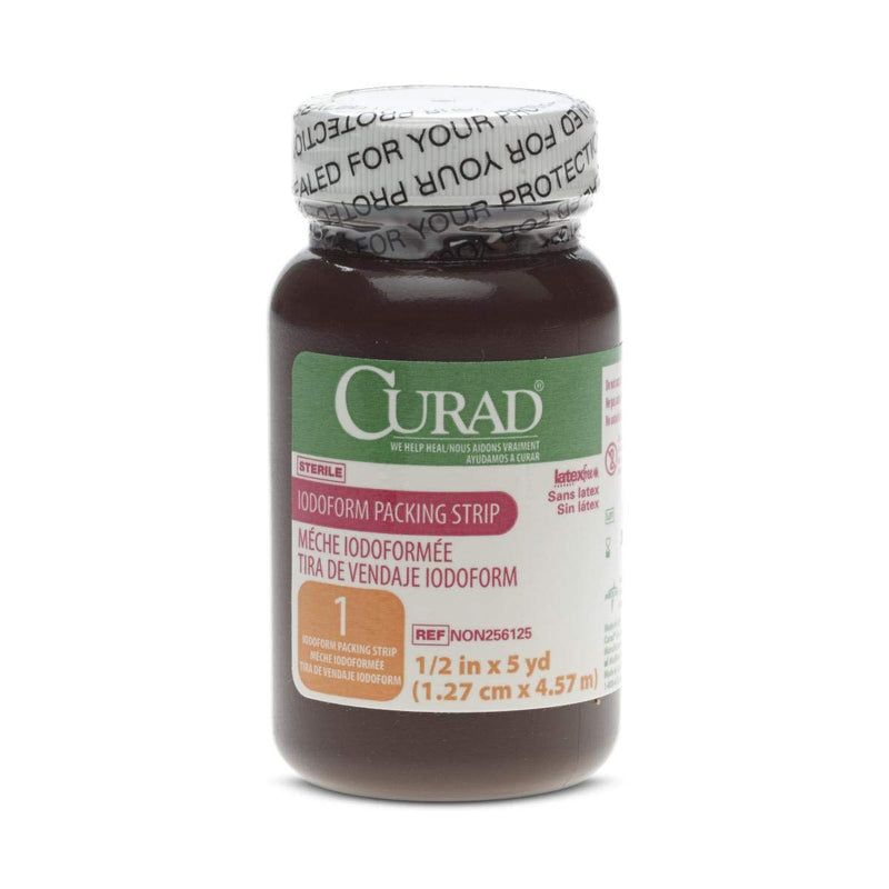 [Australia - AusPower] - Curad Lodoform Gauze Packing Strips, 1/2" x 5 Yd, 12 Count 