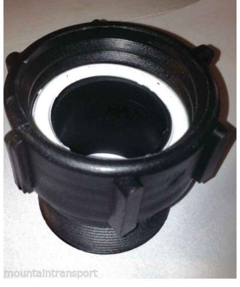 [Australia - AusPower] - CUTE 4 U Gallon IBC Tote Tank Valve Adapter. 2" Coarse Thread x 2" NPT Male 1ea 