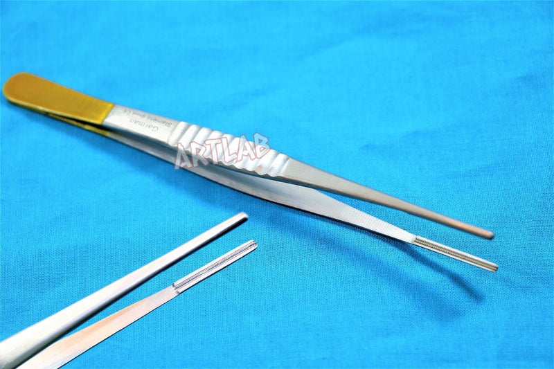 [Australia - AusPower] - New German DEBAKEY Artery ATRAUMATIC Tissue Forceps W/Gold Handle 6" Excellent (CYNAMED) 