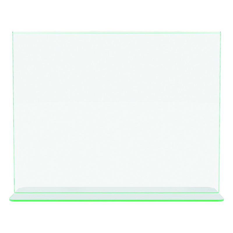 [Australia - AusPower] - deflecto 5991890 Superior Image Premium Green Edge Sign Holder, Acrylic, 11 x 8 1/2 Insert, Clear 