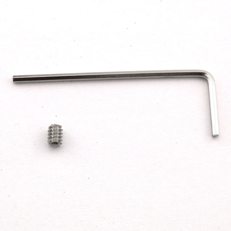 [Australia - AusPower] - DGBRSM 25pcs 6-32 x 3/16" Stainless Steel Allen Head Hex Hexagon Socket Set Screws Cup Point with Hex Key Wrench 6-32 x 3/16 Incn 
