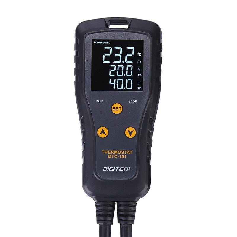 [Australia - AusPower] - DIGITEN Digital Temperature Controller Simple Stage Thermostat Outlet Heating & Cooling Mode for Chest Freezer Refrigerator Homebrew Fermenter Greenhouse 110V 15A 1650W 