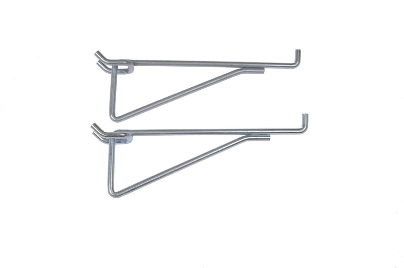 [Australia - AusPower] - Dorman Hardware 4-9836 6-Inch Shelf Peghooks, Pack of 2 6" Shelf Hooks 2-Pack 