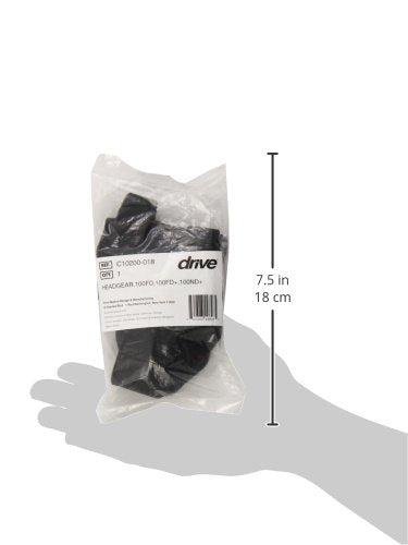 [Australia - AusPower] - Drive Medical ComfortFit Deluxe Replacement Headgear for Full Face CPAP Mask , Black , Universal 