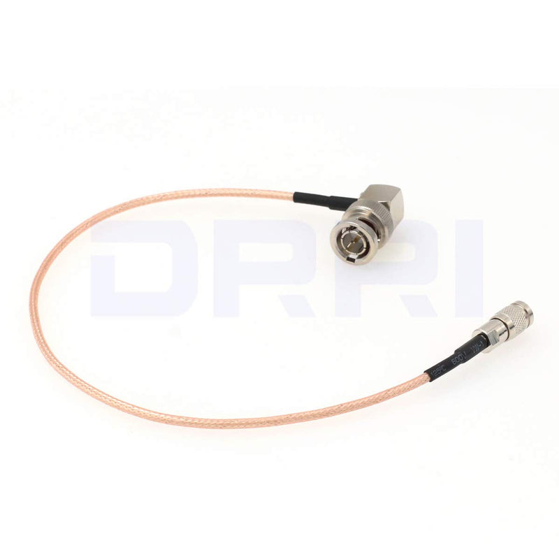 [Australia - AusPower] - DRRI Right Angle BNC to Mini-SDI HD 1.0/2.3 Din RG179 Plug SDI Pigtail Cable 
