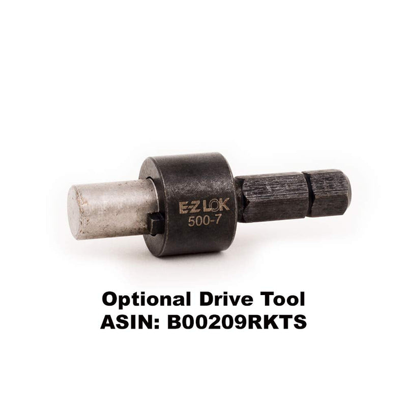 [Australia - AusPower] - E-Z LOK - 319-8 E-Z Lok Externally Threaded Insert, C12L14 Carbon Steel, Meets AISI 12L14, 1/2"-13 Internal Threads, 5/8"-11 External Threads, 0.625" Length, Made in US (Pack of 5) 
