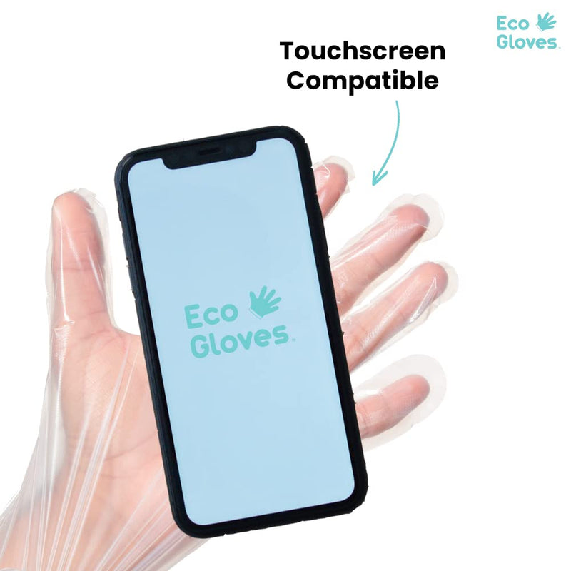 [Australia - AusPower] - Eco Gloves Individually Wrapped Compostable Gloves | Plant-Based & Eco-friendly | For On-the-Go Protection, Cleaning, Food Handling, Pet Care | One Size Fits Most | 24 Pairs/Bag 