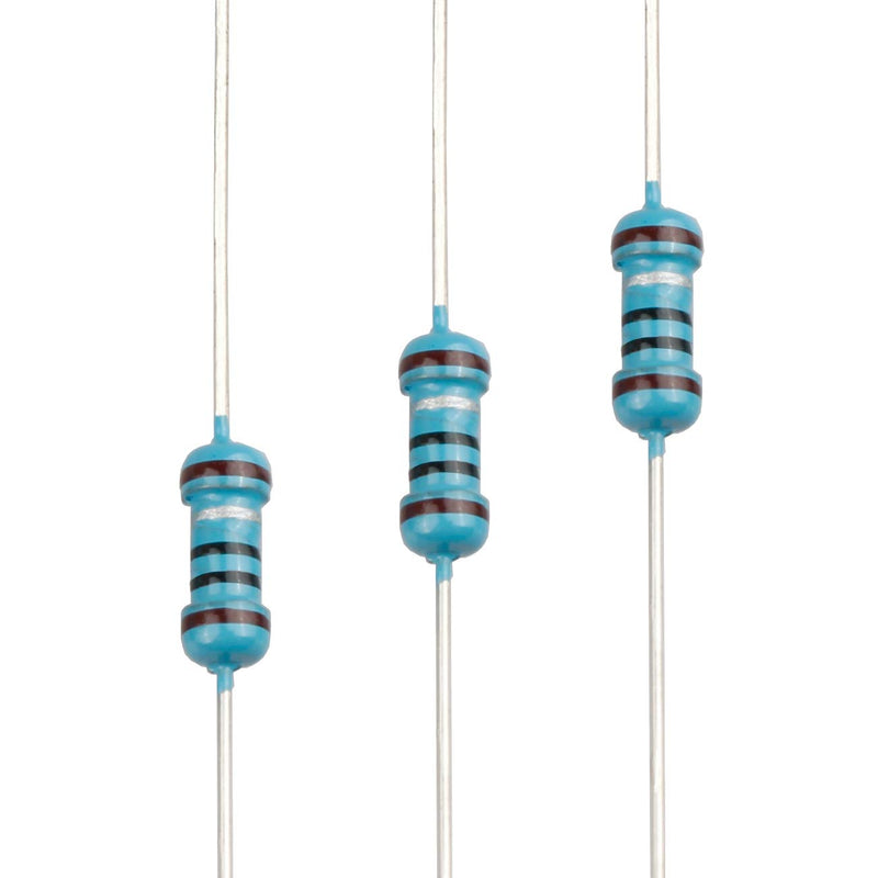 [Australia - AusPower] - EDGELEC 100pcs 1 ohm Resistor 1/4w (0.25 Watt) ±1% Tolerance Metal Film Fixed Resistor, Multiple Values of Resistance Optional [E6P001] 1 ohm 