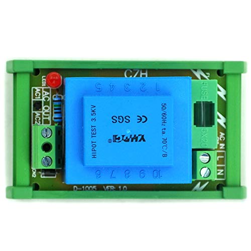 [Australia - AusPower] - Electronics-Salon 5 Watt(VA) DIN Rail Mount Power Transformer Module (in: 115VAC, Out: 15VAC) IN: 115VAC 