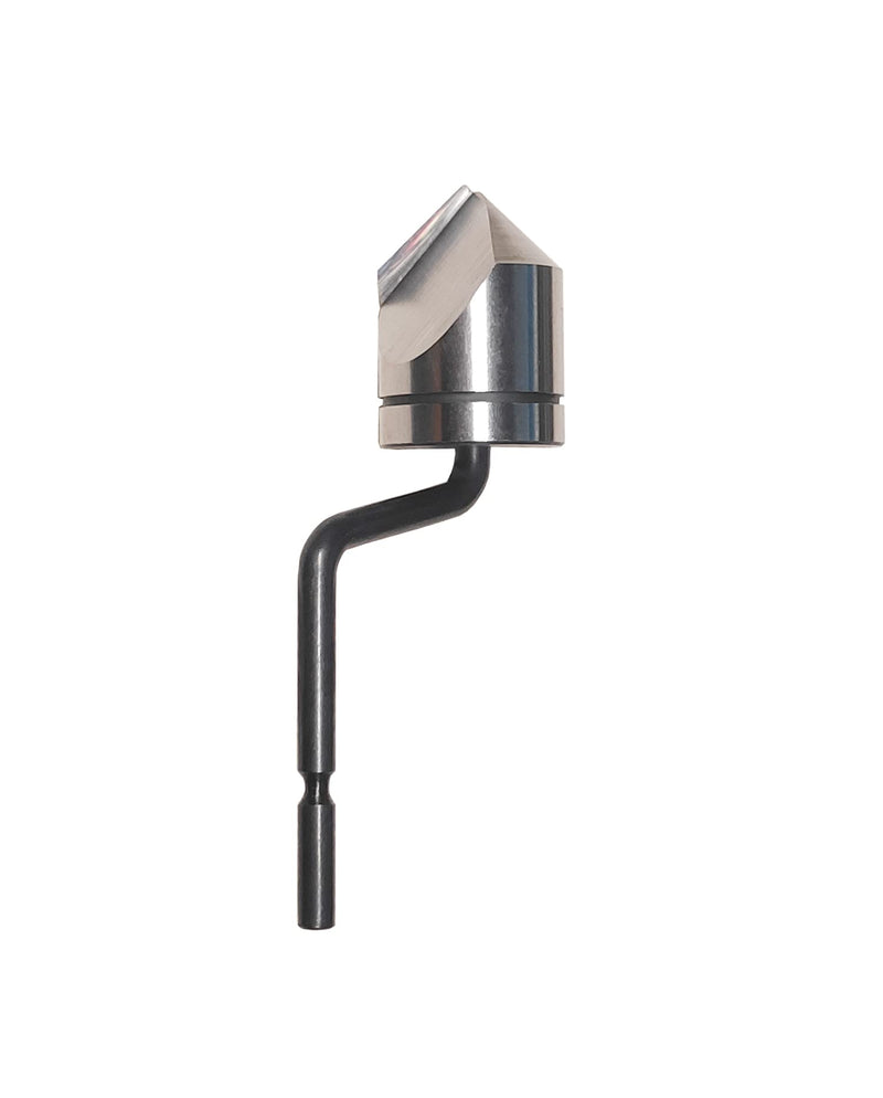 Eliphs BC1651 inner hole chamfer deburring tool with rotative countersink blade for precise edge finishing and repair.