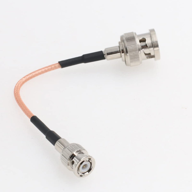 [Australia - AusPower] - Eonvic BNC to Mini BNC Male Straight Crimp RF Pigtail RG316 Cable 15cm 