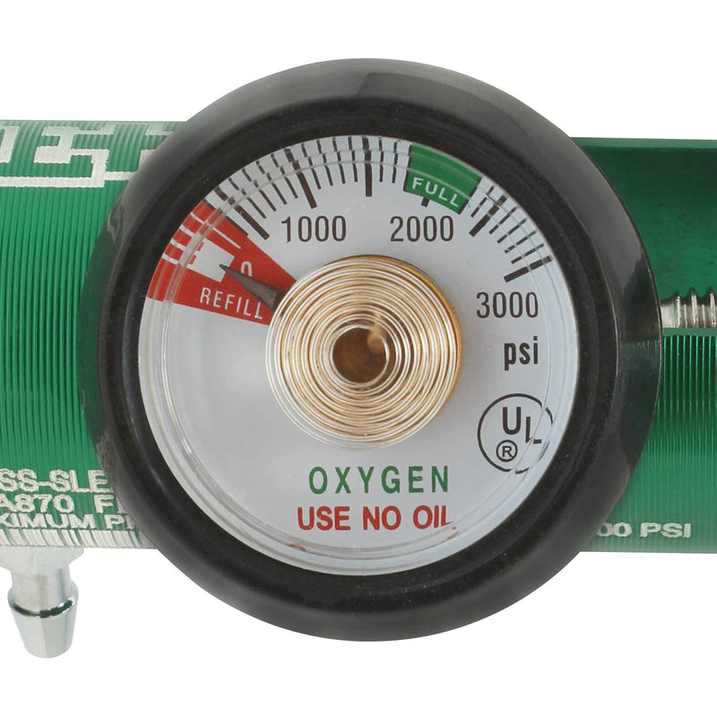 [Australia - AusPower] - Ever Ready First Aid Oxygen Regulator CGA-870 Gauge Flow Rate with Wrench Key - 0-15LPM 