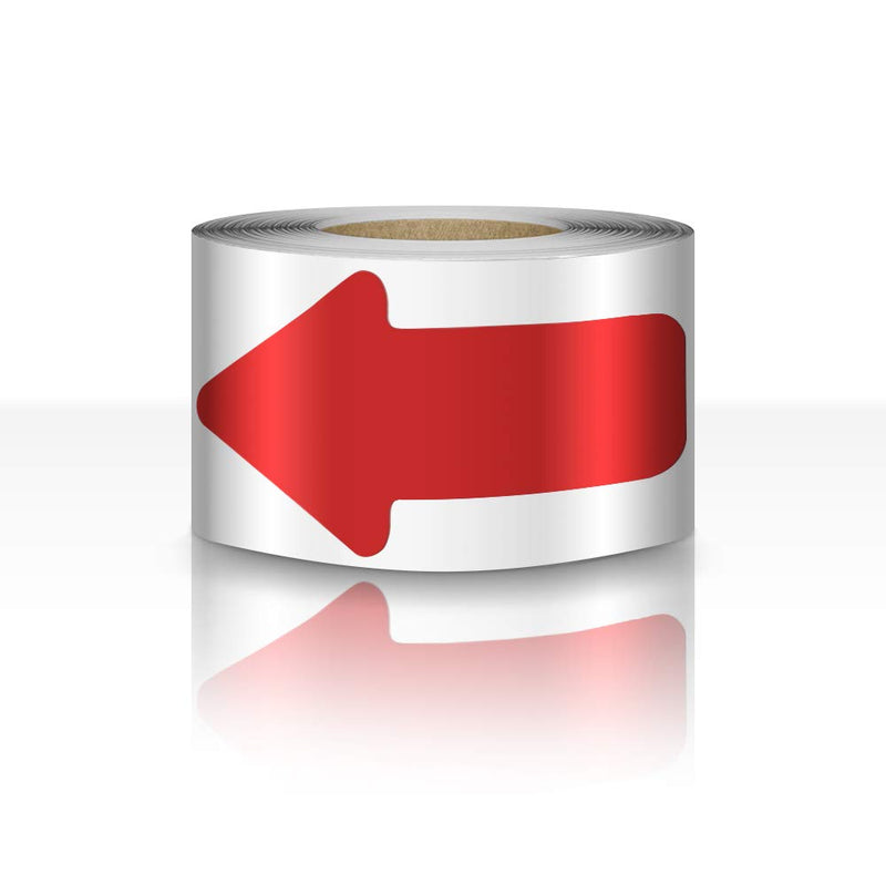 [Australia - AusPower] - Arrow Floor Sign Tape 2"×4" Arrow Floor Marking Sticker 200 PCS Arrow Decal Tape Red 2"×4" 