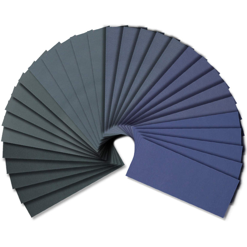 [Australia - AusPower] - Wet Dry Sandpaper, Assorted 3000/2500/2000/1500/1200/1000 Grit for Automotive Wood Sanding, 54 Sheets 1000-3000 