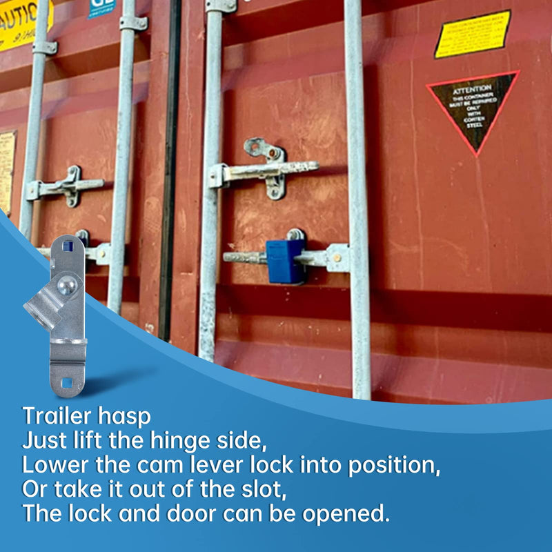 [Australia - AusPower] - Fuoequl Trailer hasp for Enclosed Trailer Door Latch Cargo Trailer Door Hasp Latch Cargo Trailer 