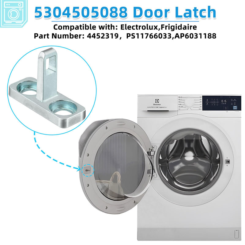 [Australia - AusPower] - Compatible Electrolux Washer Door Latch 5304505088 for Electrolux Frigidaire Washer Door Strike,1pack-3 Year Guarantee 1pcs 
