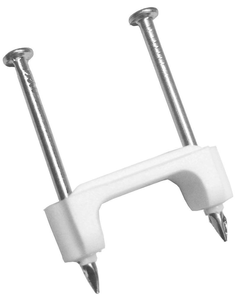[Australia - AusPower] - Gardner Bender PS-175 Plastic Staple, 3/4 in., 14/3, 12/3, 10/3 (NM) Cable, White 