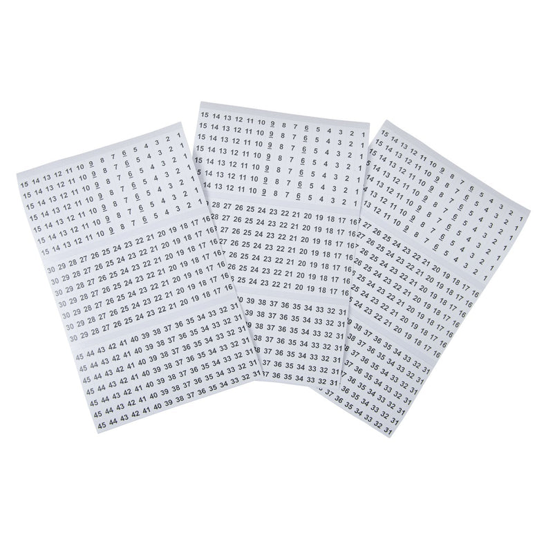[Australia - AusPower] - Gardner Bender 42-029 Pocket Wire Marker Booklet 1 - 45 Markers 