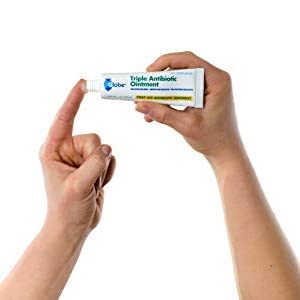 [Australia - AusPower] - Globe Triple Antibiotic First Aid Ointment, 1 oz | 12-Pack | First Aid Antibiotic Ointment, 24-Hour Infection Protection, Wound Care Treatment for Minor Scrapes, Burns and Cuts | 12 Pack 
