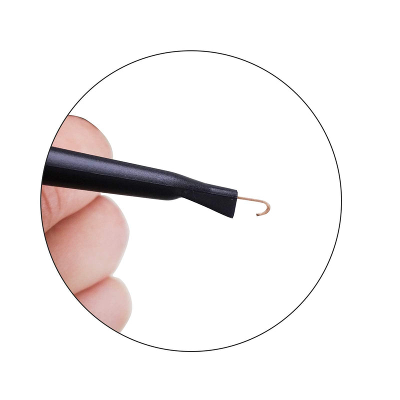 [Australia - AusPower] - Goupchn Test Hooks to Breadboard Female Jumper Wires Soft Flexible Silicone Test Leads for Electrical Testing P1535 