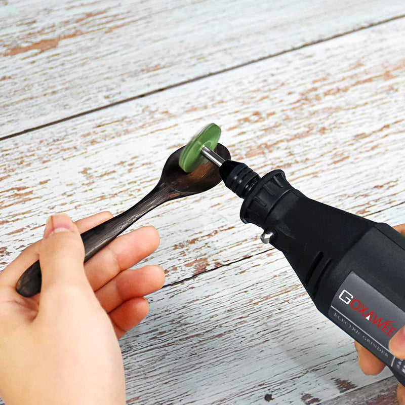 [Australia - AusPower] - Radial Bristle Disc, GOXAWEE 66Pcs (1") Detail Abrasive Brush Kit (1/8" Shank Mandrel) for Rotary Tool - Mixed Grit 80# 120# 220# 400# 600# 1000# 