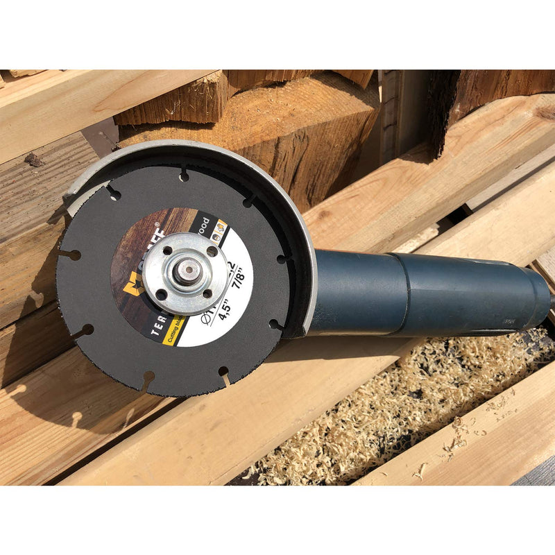 [Australia - AusPower] - GRAFF Termit 4 1/2 Inch Cut Off Wheel for Wood, Laminate, Plastic - Angle Grinder Wood Cutting Disc 4.5 Inch - Tungsten Carbide - 115 mm 4.5 Inch (115 mm) 