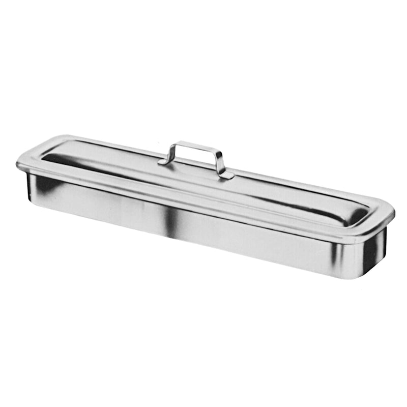 [Australia - AusPower] - Grafco Instrument Catheter Tray with Strap Handle, Stainless Steel, 8-1/2 x 3 x 1-1/2", 3254 Small 