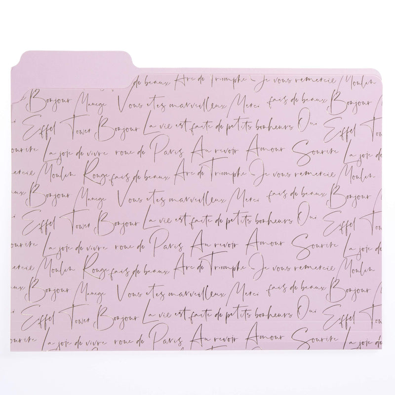 [Australia - AusPower] - "Graphique Parisian Traditional File Folder Set – Each Folder Measures 11.75"" x 9.5"", Set Includes 9 Folders with 3 Unique Designs, Durable Triple-Scored Coated Cardstock" (FIF055) 